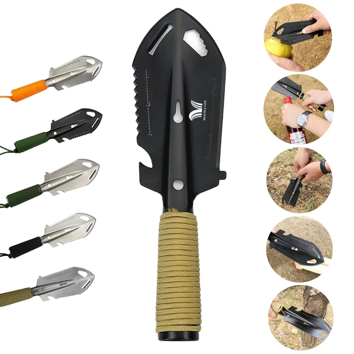 Stainless Steel Multifunctional Engineer Shovel 1