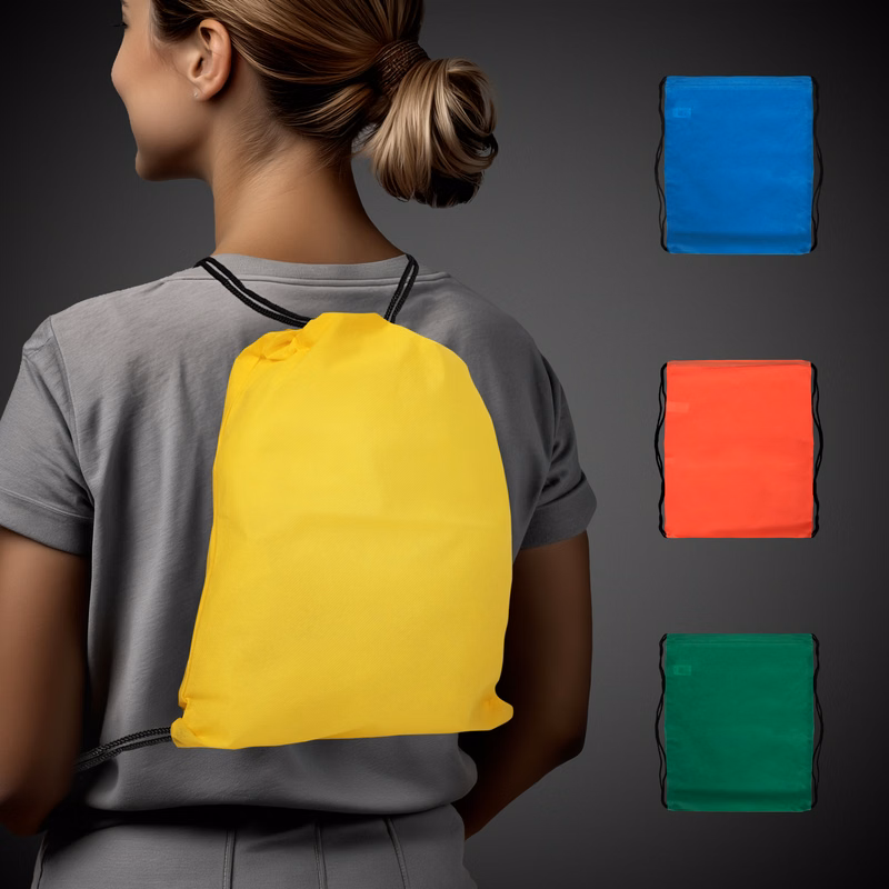 Primary Color Drawstring Backpacks(Blank)