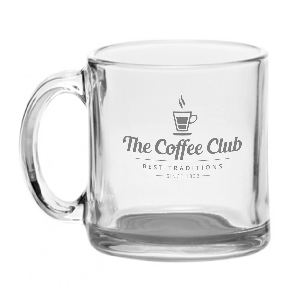 13 oz. Kona Glass Coffee Mug (1 Color Imprint) 1