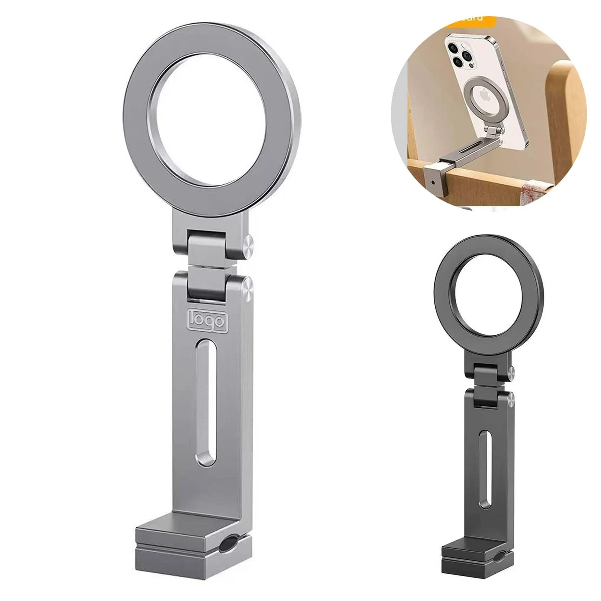 Aluminum Magnetic Phone Stand Holder Compatible w/ Magsafe 1