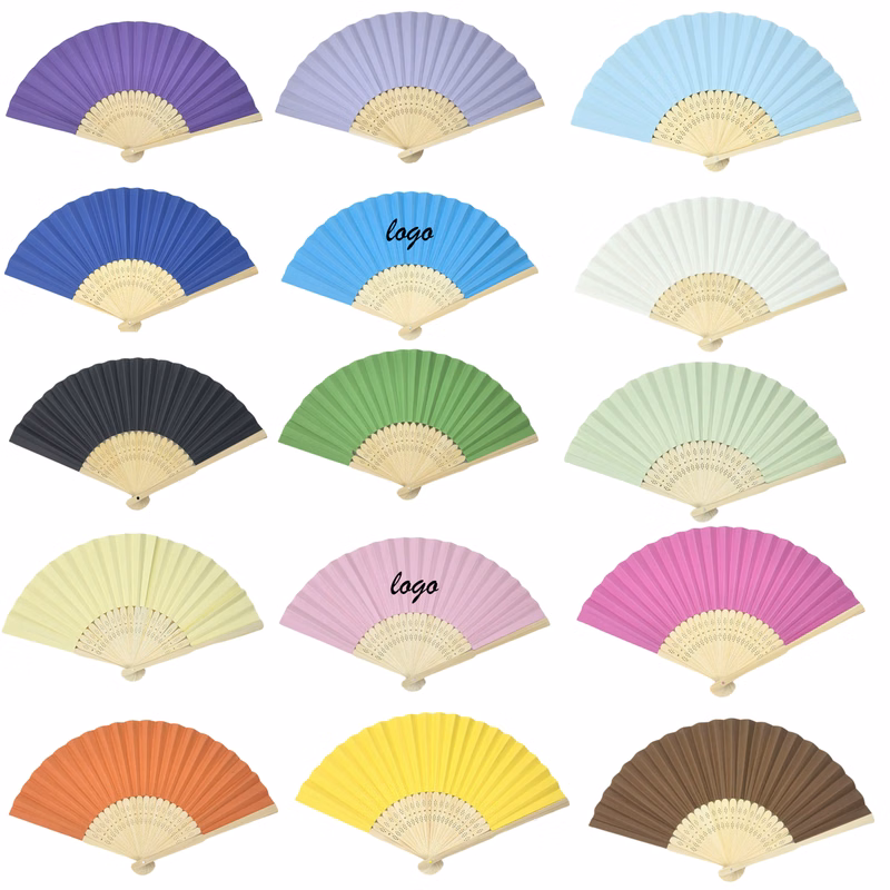 Colorful DIY Folding Paper Fan