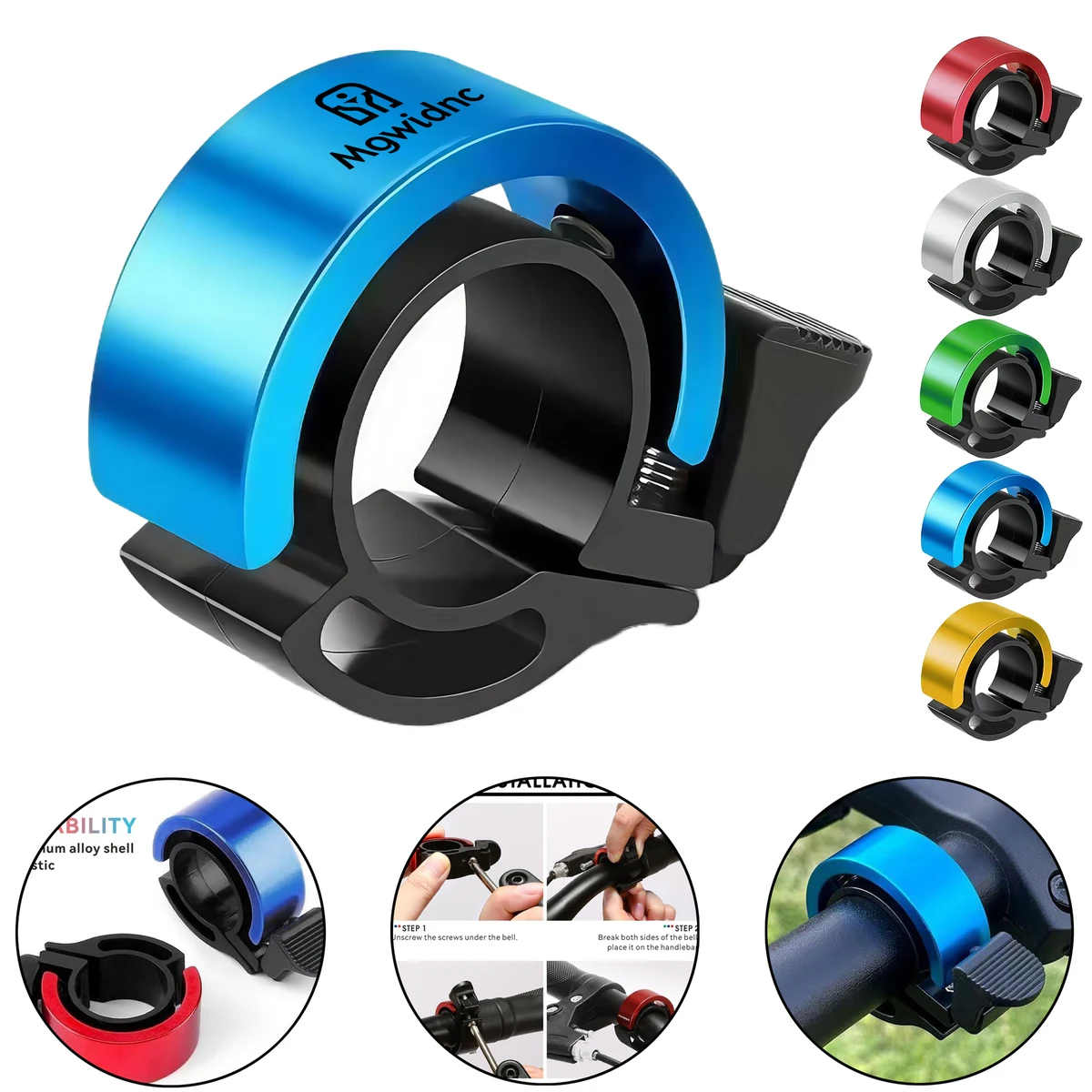 Single Ring Bike Bell Loud Universal Mountain Bicycle Horn for Kids Folding Bike Compact Cycling. 1