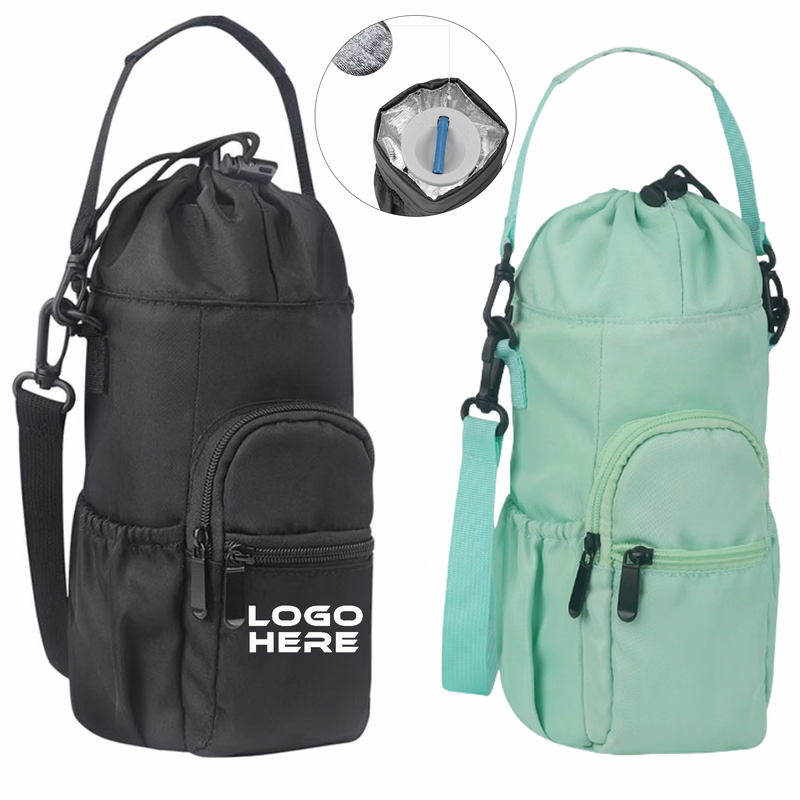 Insulated Water Bottle Holder with Strap
