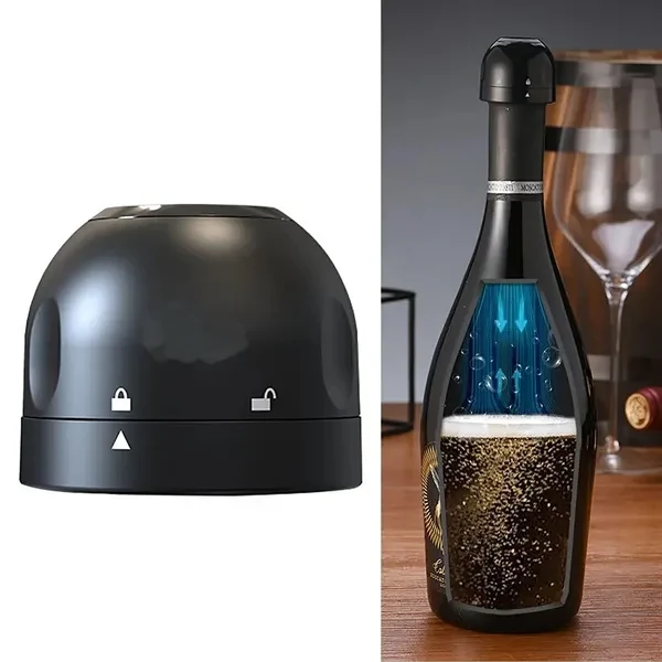 Custom Silicone Bottle Stopper with Hermetic Seal — Wine & Champagne Preservation 1