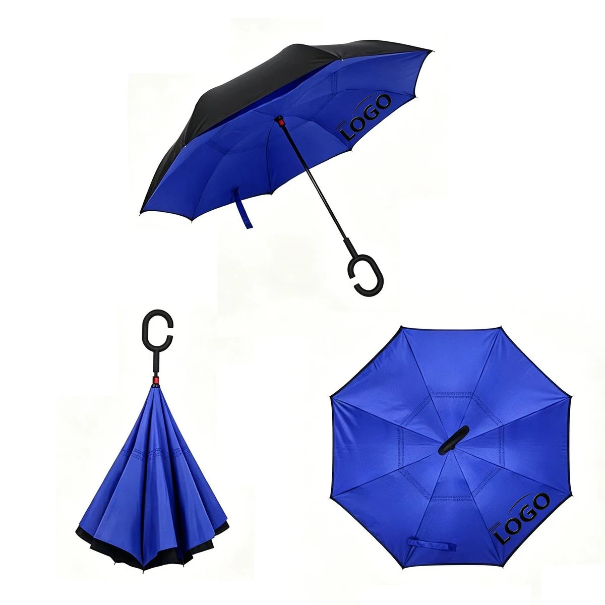 Reverse Folding Umbrella with Custom Logo 1
