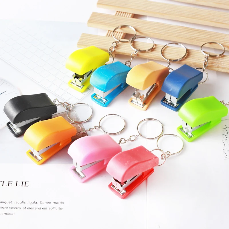 Mini Stapler for Office School with Keychain 1