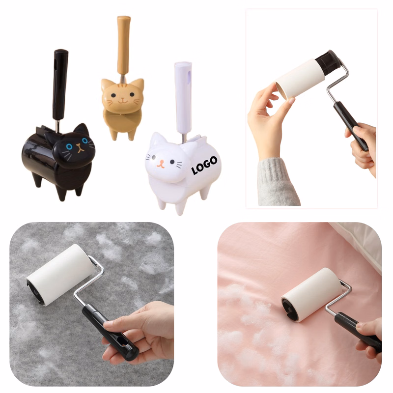 Tear Off Lint Roller Cute Cat Theme