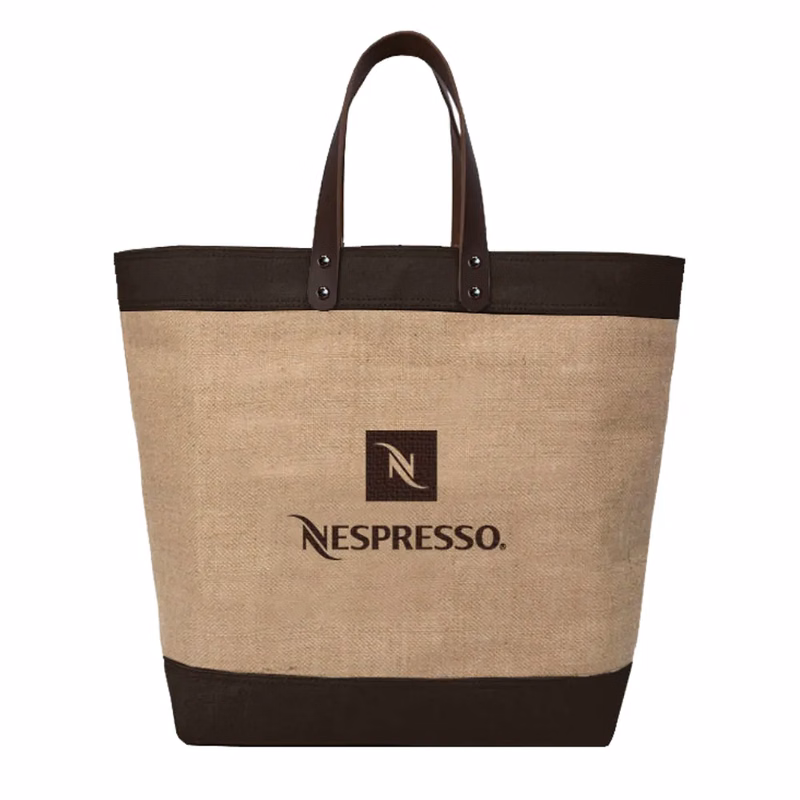 Upscale Burlap Tote