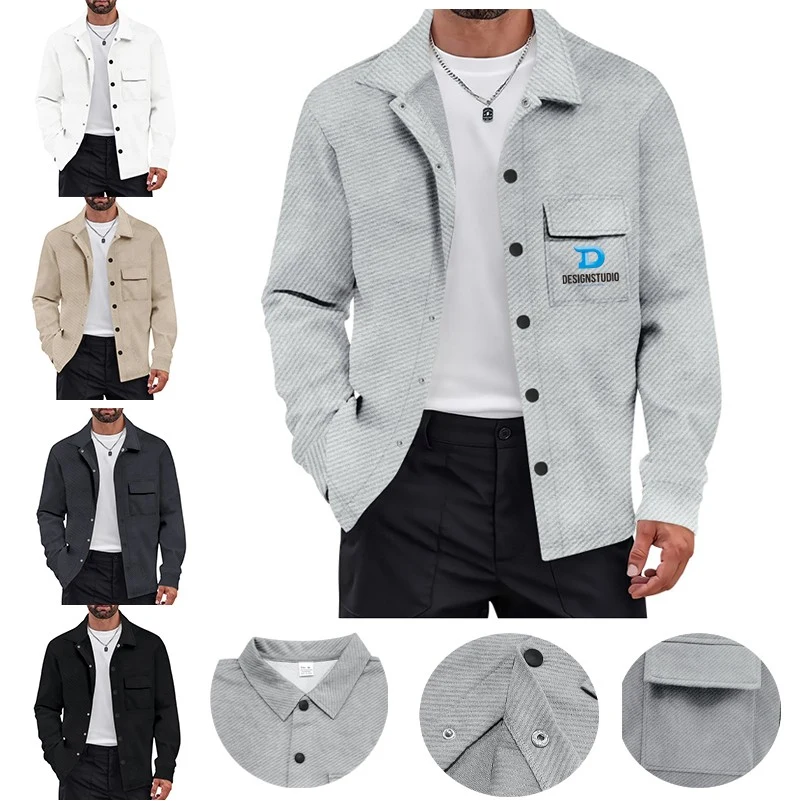 Men's Flannel Lined Shirt Jacket 1