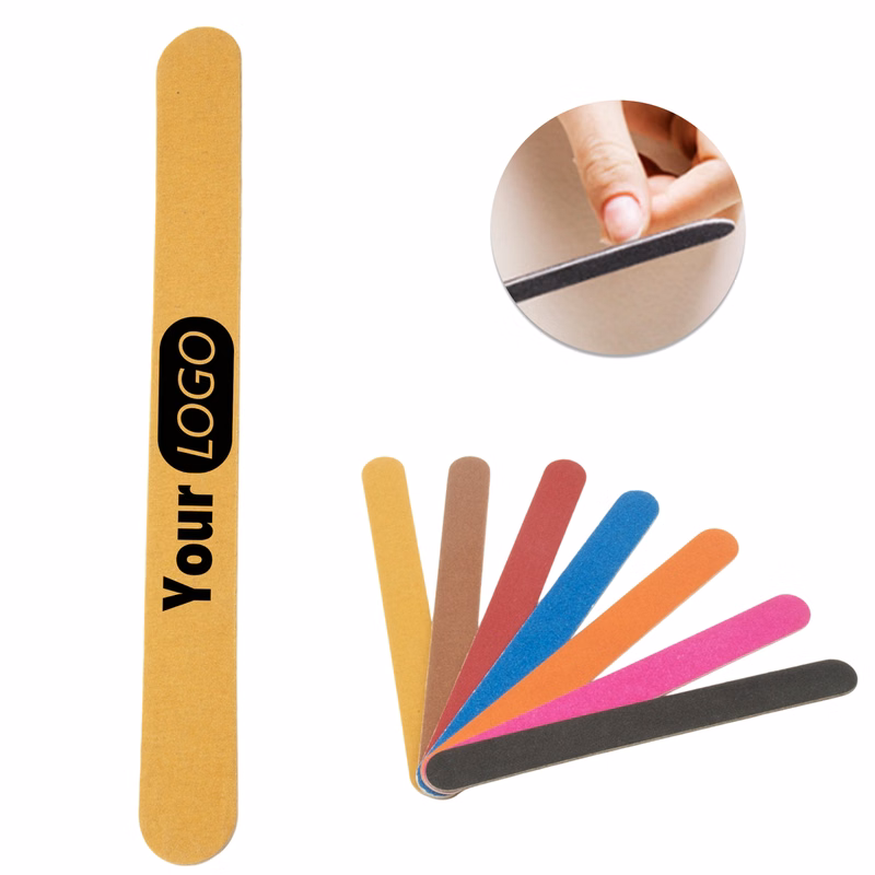 MOQ 500 pcs Wooden Emery Board Nail File