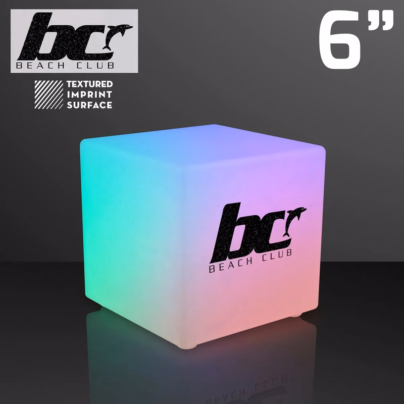 6" Mid-Size Light Cube, Remote Controlled Decor