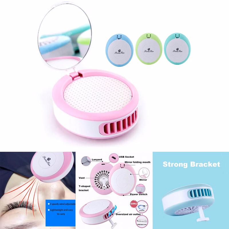 Mini USB Fan with Mirror