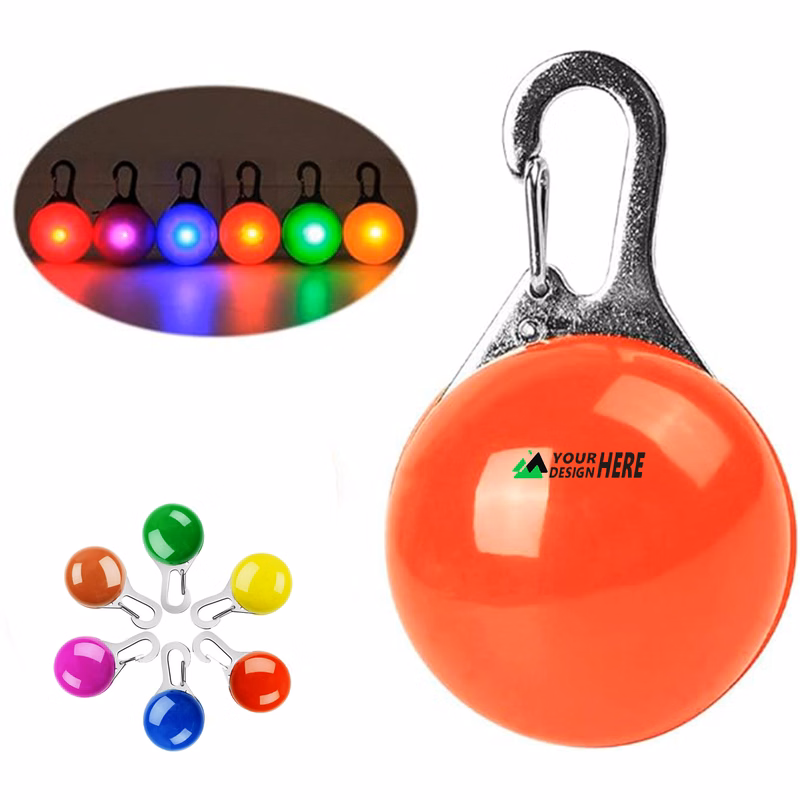 LED Dog Collar Flashing Pet Safety Pendant Necklace Light