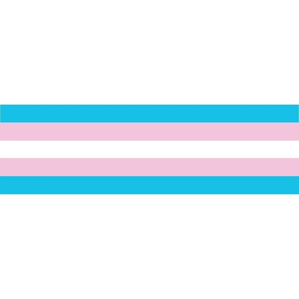 Transgender Window Decals 3" x 10" 1