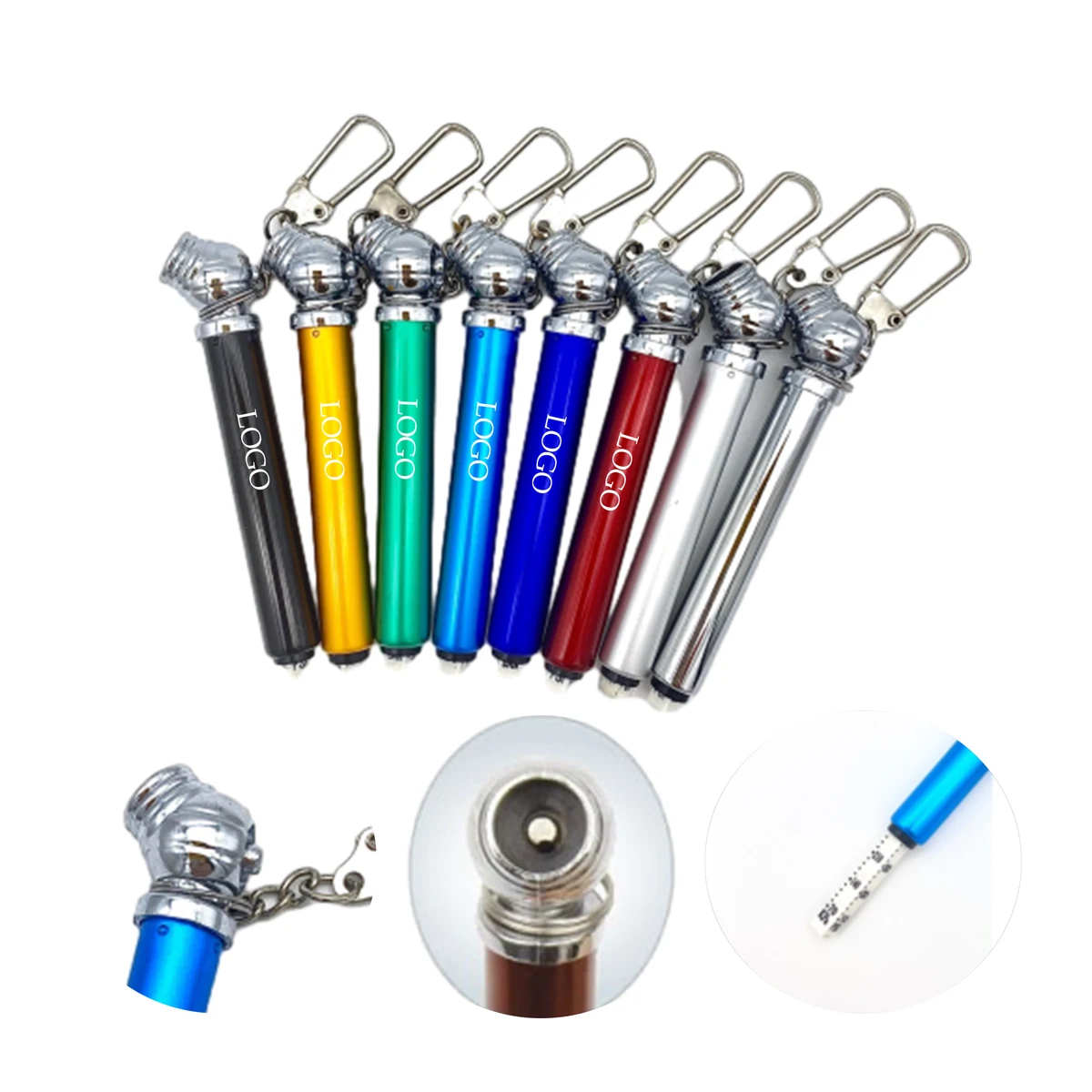 Colorful Portable Tire Pressure Test Pen (Reading 10-50psi) 1