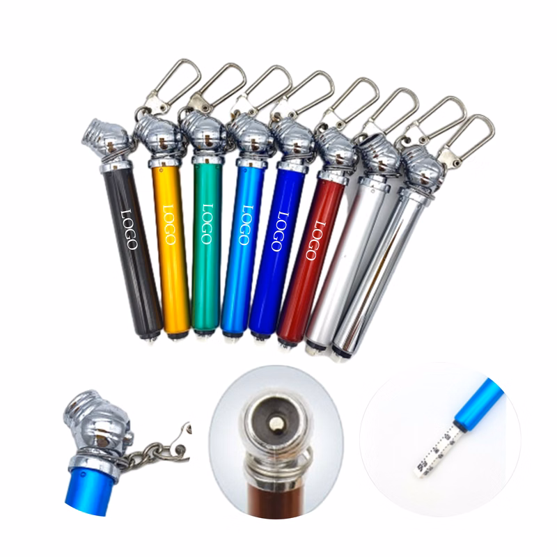 Colorful Portable Tire Pressure Test Pen (Reading 10-50psi)