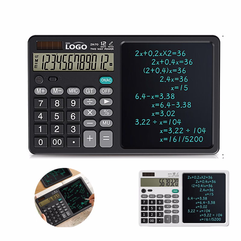 Calculator with Handwriting Pad - Desktop, Multi-Use
