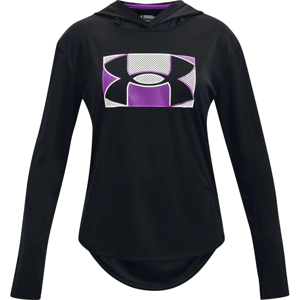 Girls' UA Tech Graphic Hoodie, custom hoodie or sweatshirt with logo imprint 1