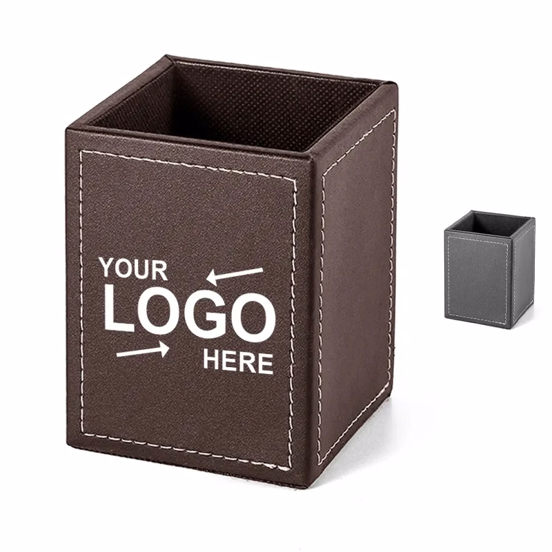 Leather Desk Stationery Holder