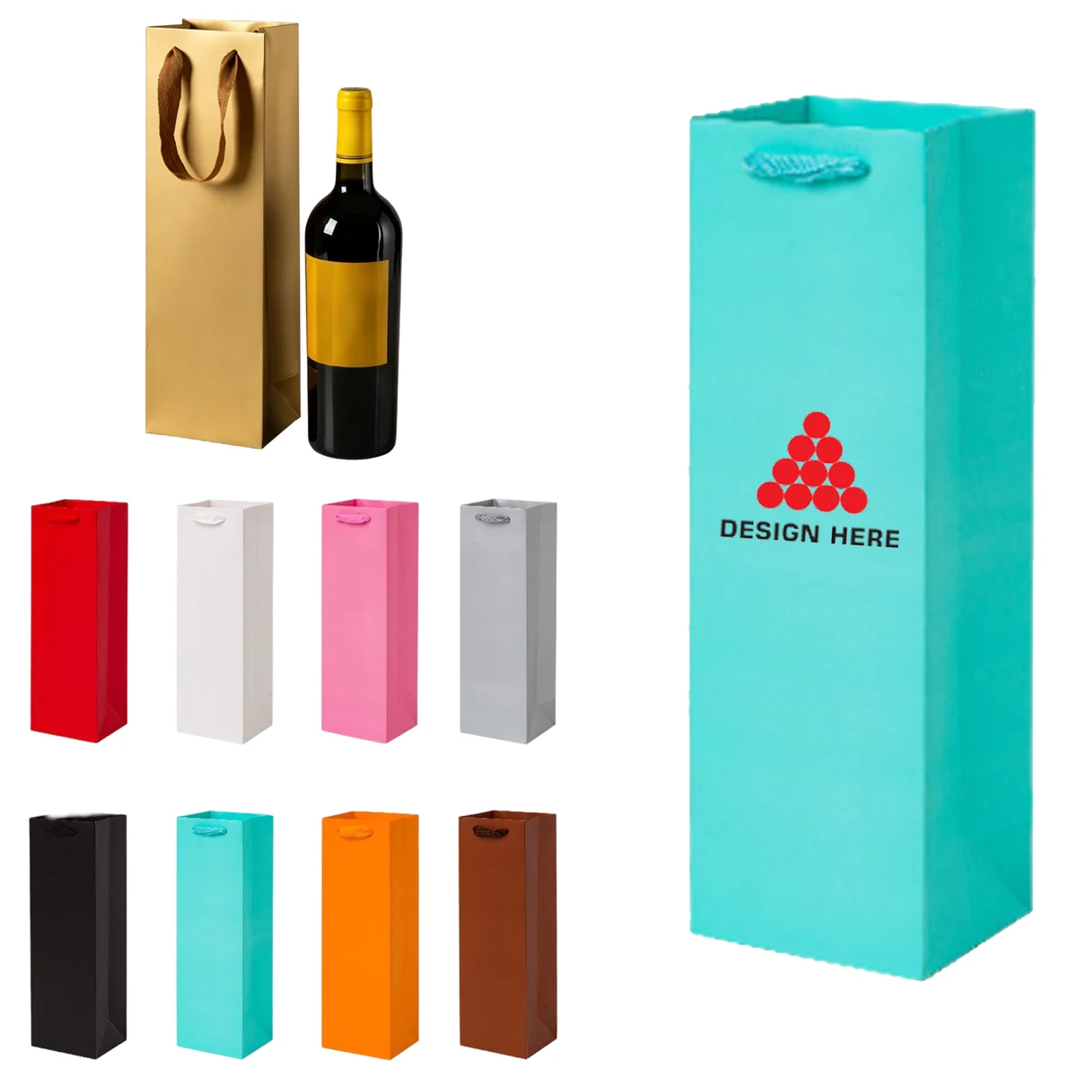 Wine Paper Gift Bag 1