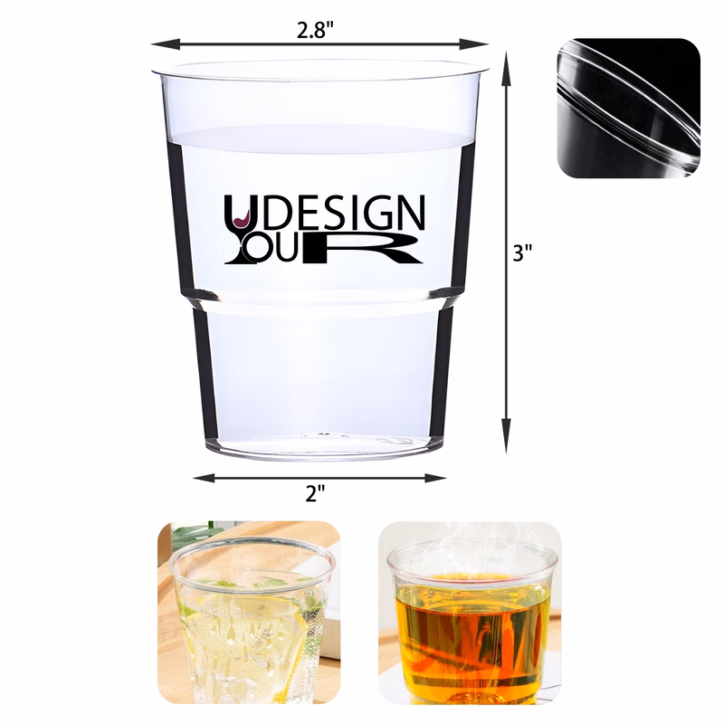 6 OZ Convenient Disposable Plastic Cup