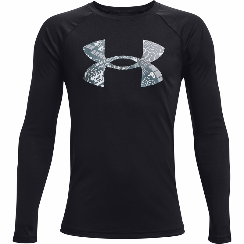 Boys' UA Tech Logo Fill Long Sleeve