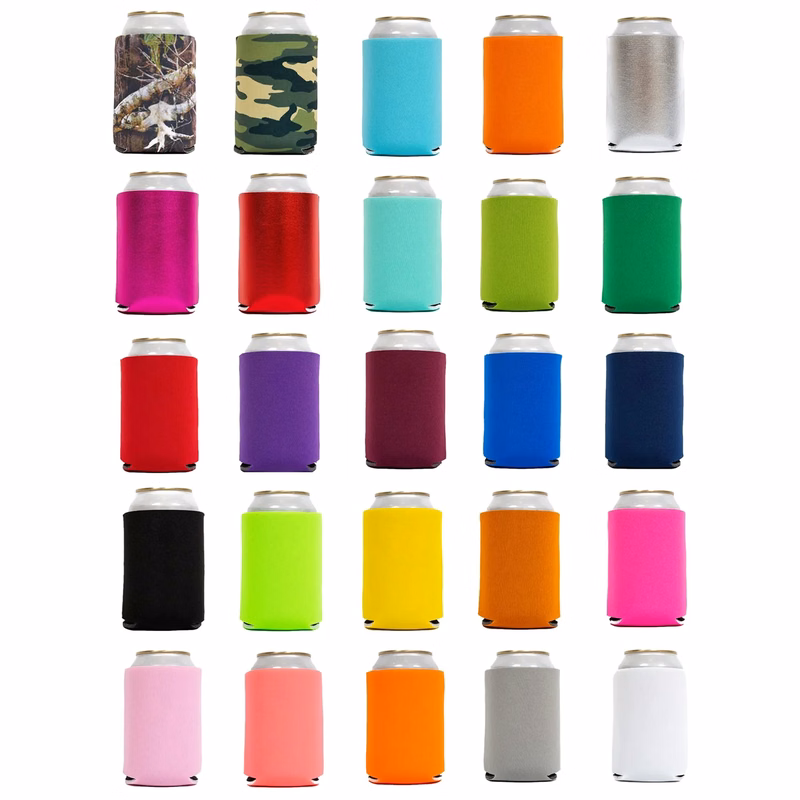 Blank Beer Can Coolers Sleeves