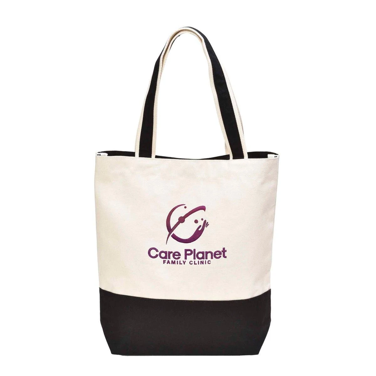 Carry-All Tote with Embroidery, custom tote bag with logo imprint 1