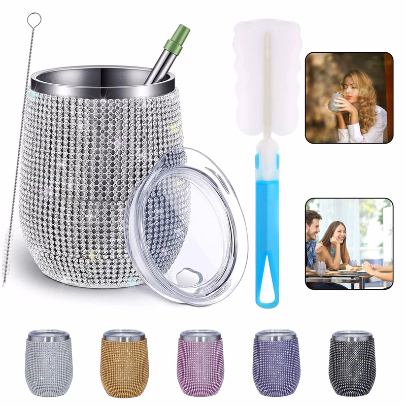 17oz Diamond Water Bottle