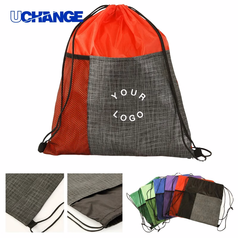 Drawstring Backpack Bag Durable for Gym or School