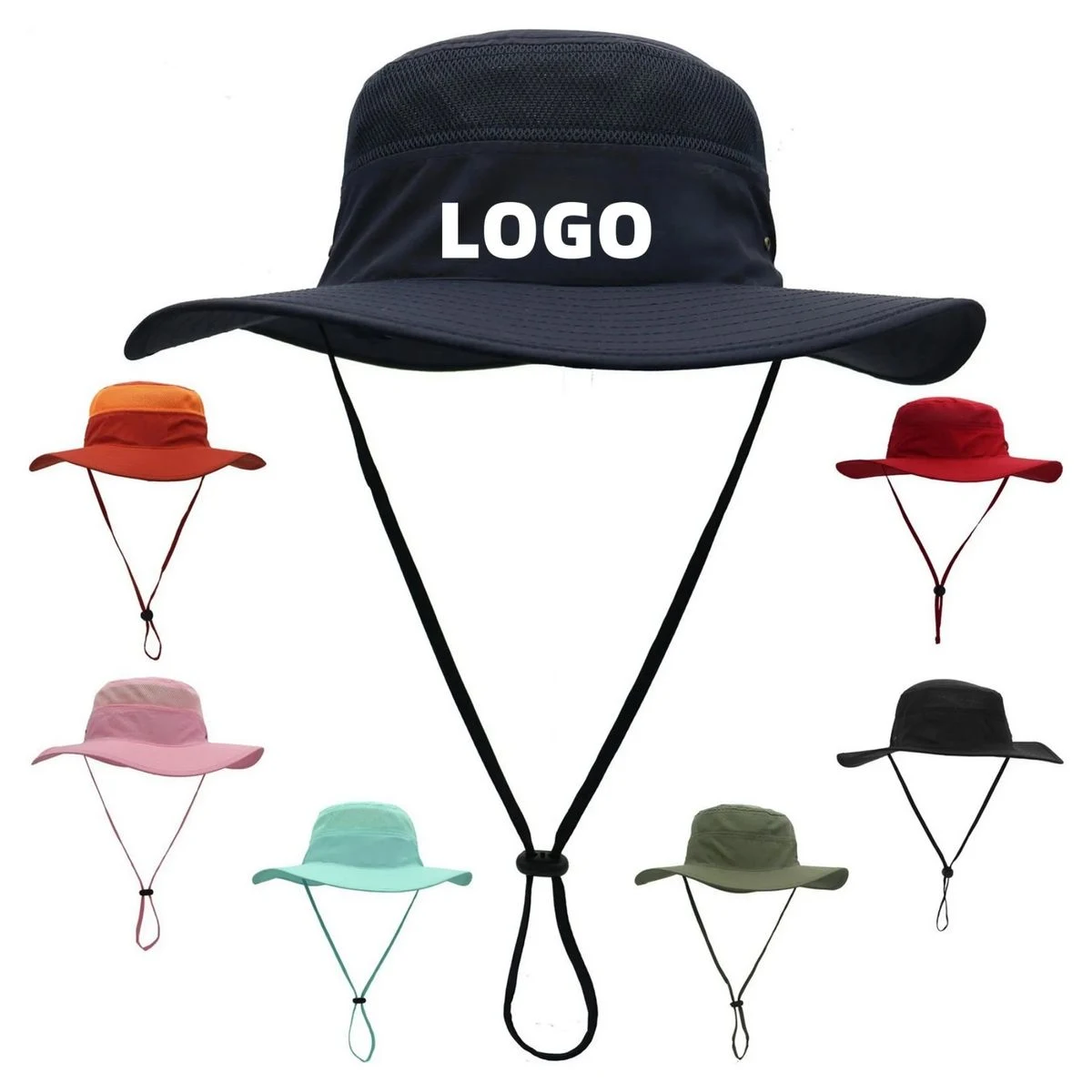 Wide Brim Foldable Bucket Hat 1