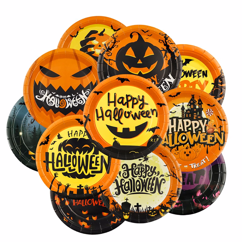 9'' Halloween Paper Plate