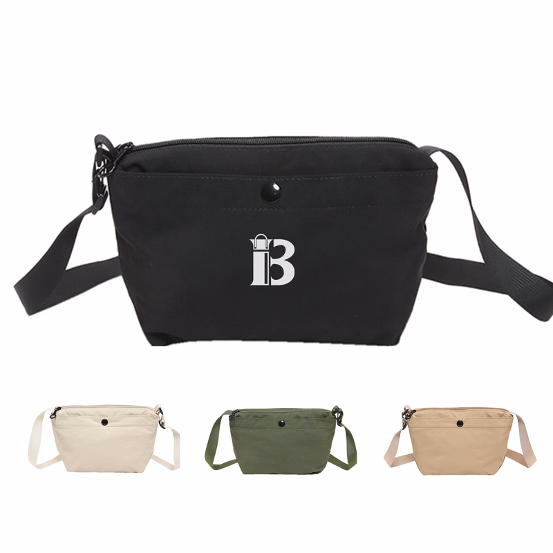 Adjustable Nylon Mini Crossbody Bag