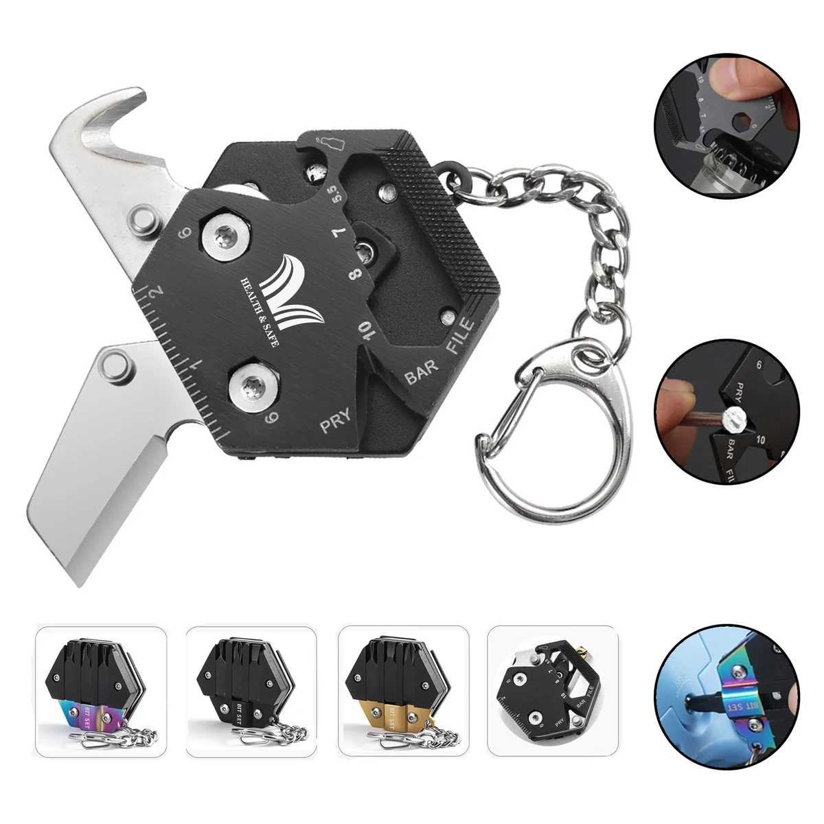 Outdoor Multi-function Keychain Tools 1