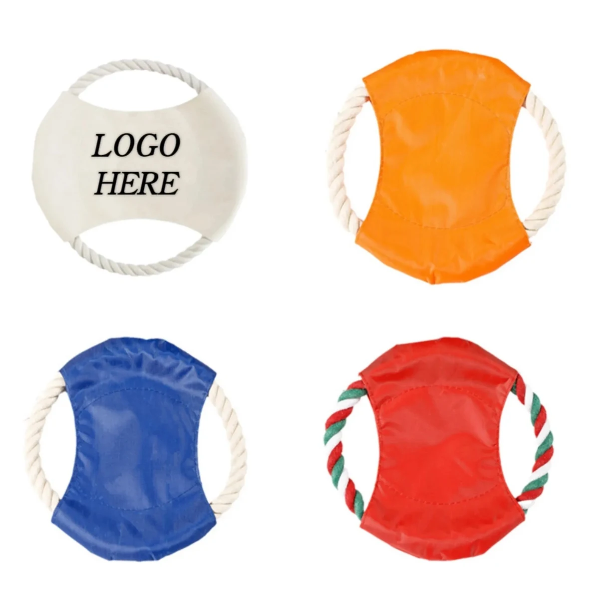 Pet Flying Disc Toy With Cotton Rope 1