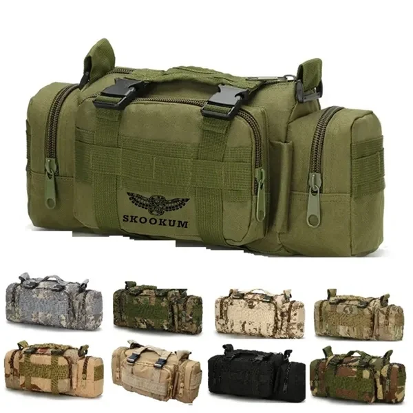 Custom Nylon Waterproof Fishing Waist Bag with Adjustable Belt — Outdoor Adventure Gear 1