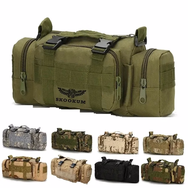 Custom Nylon Waterproof Fishing Waist Bag with Adjustable Belt — Outdoor Adventure Gear