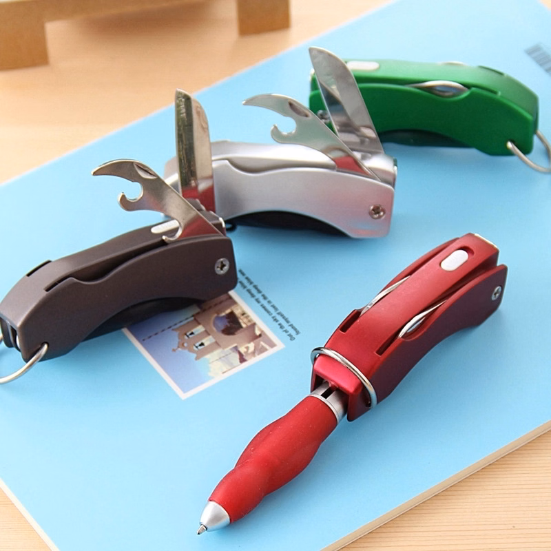 Pen With Led Light Bottle Opener