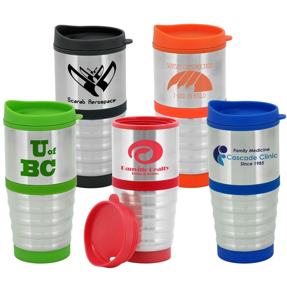 16 Oz. Serius Stainless Steel Tumbler w/Plastic Liner 1