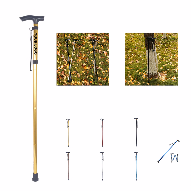 Aluminum Alloy Trekking Pole 33.5" With Laser Mark Area