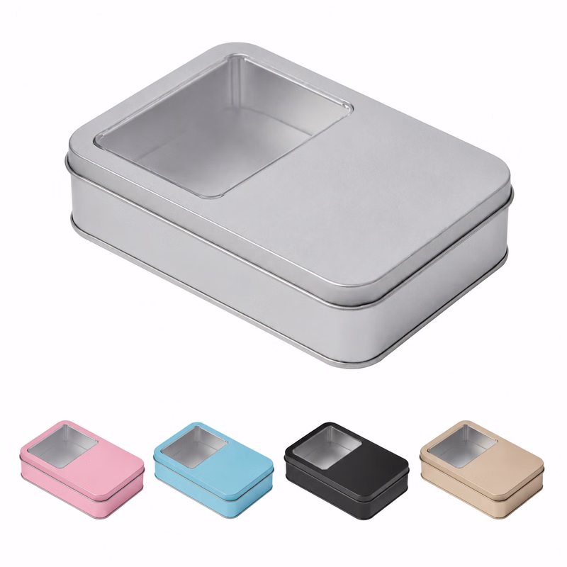 Quadrate Tin Container