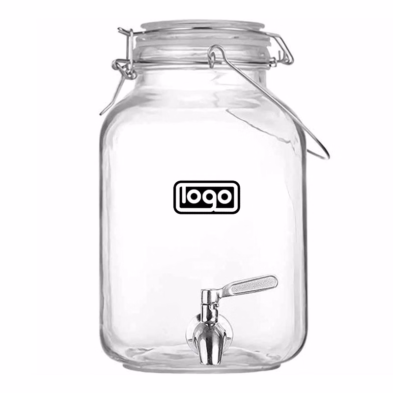 170oz Glass Jar with Tap