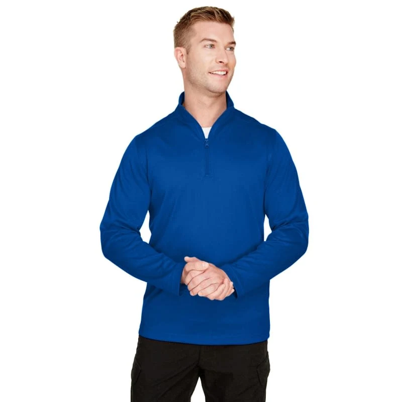 Harriton Men's Advantage Snag Protection Plus Quarter-Zip 1