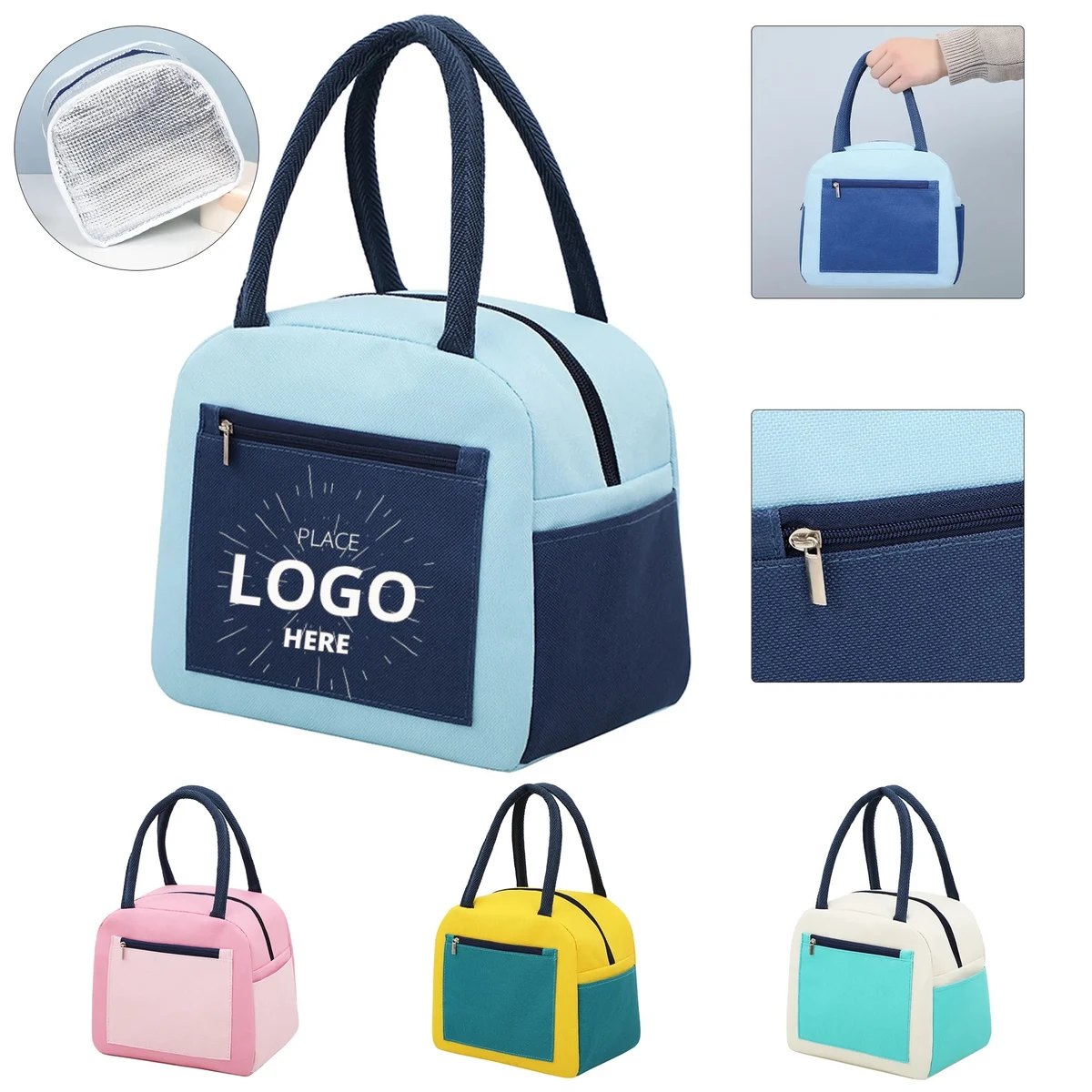 Oxford Cloth Insulated Lunch Bag 1