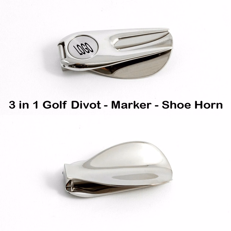 3 in 1 Golf Divot-marker-shoe horn