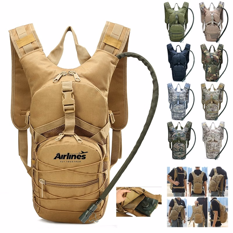 3L Outdoor Tactical Camel Water Bag EVA Fashion Tactical Backpack