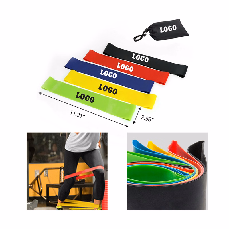 High - Quality 5 - Levels Resistance Bands Exercise Kit with Included Carry Bag