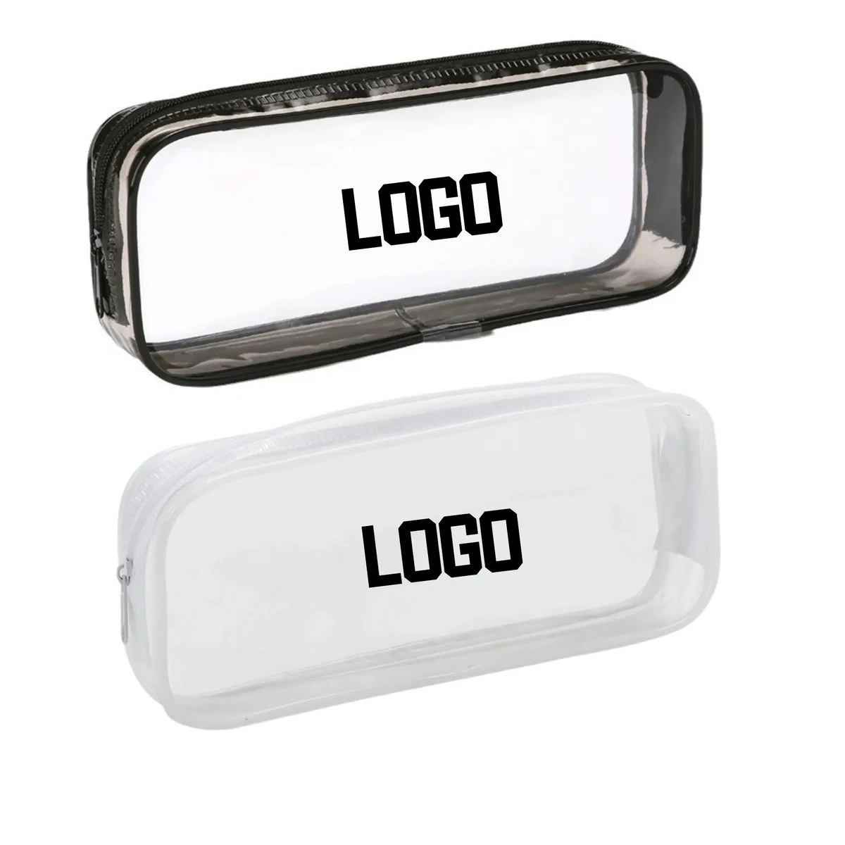 Clear PVC Zipper Pencil Bag & Storage Pouch 1