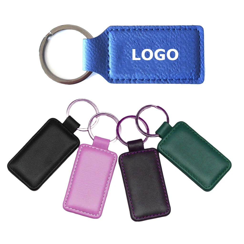 Leather Key Tags W/ Rings 1