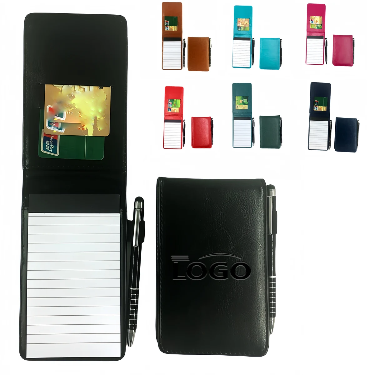 Customizable Portable A7 PU Leather Notepad 1